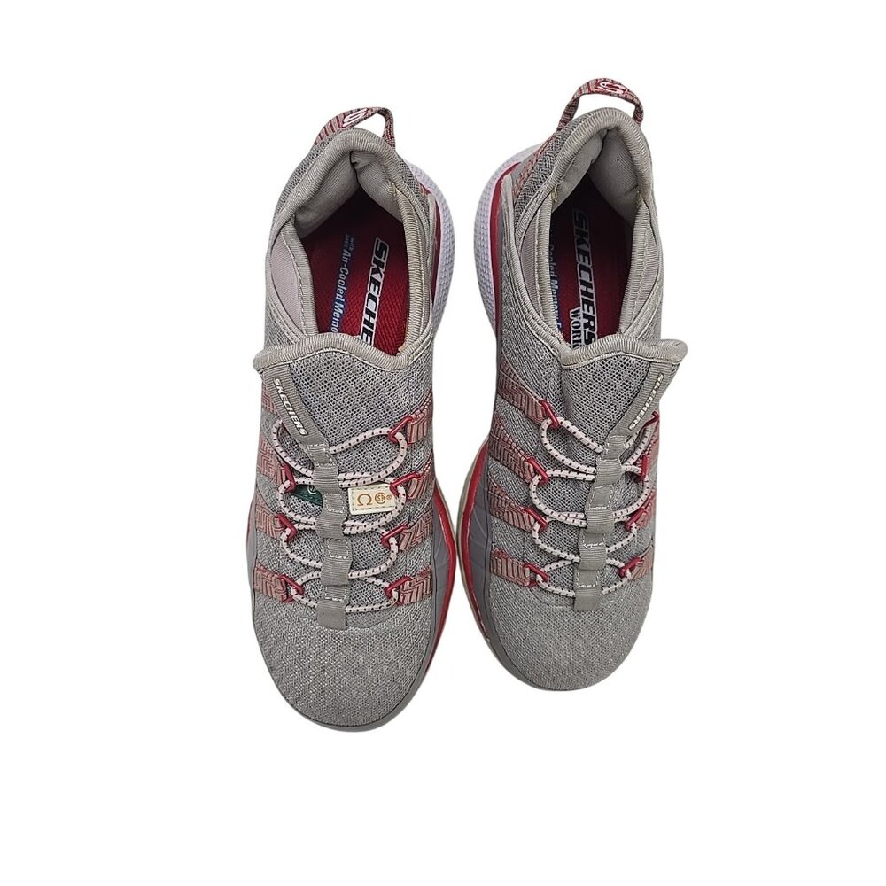Skechers Women's Aluminum Toe SP Slip Resistant Work Shoes 99996596 Gray 8M - Picture 6 of 7
